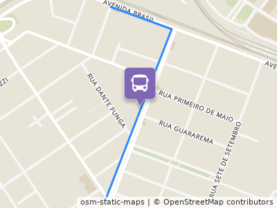 Mapa da parada