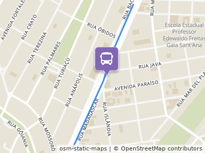 Mapa da parada