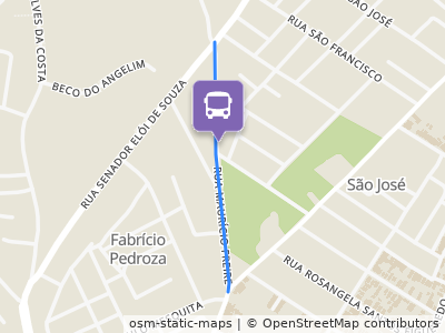 Mapa da parada