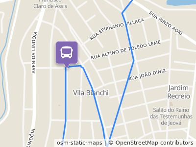Mapa da parada