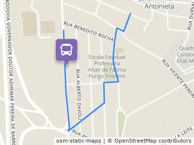 Mapa da parada
