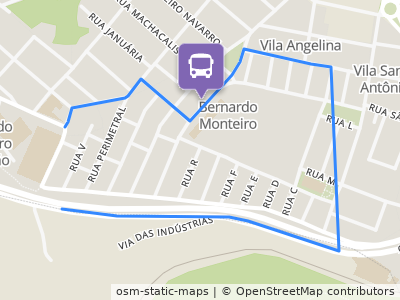 Mapa da parada