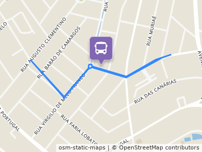 Mapa da parada