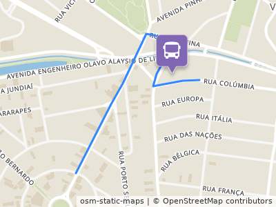 Mapa da parada