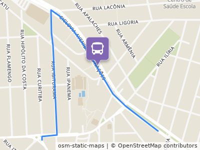 Mapa da parada