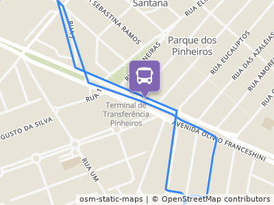 Mapa da parada