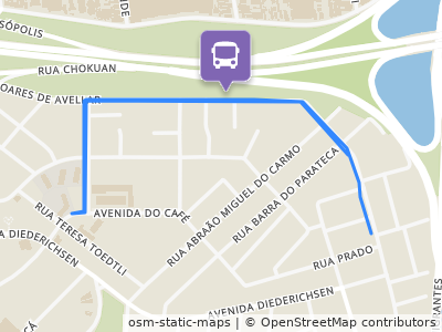 Mapa da parada
