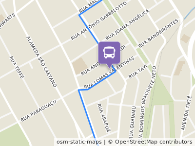 Mapa da parada