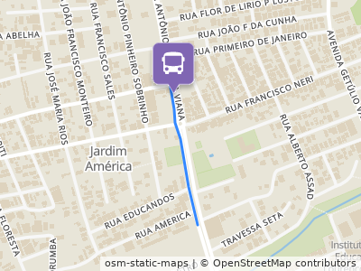 Mapa da parada