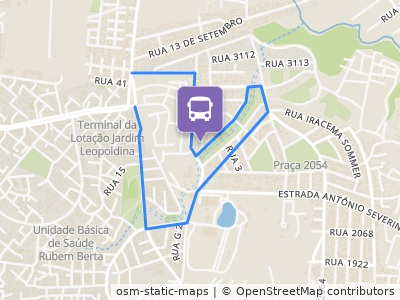 Mapa da parada