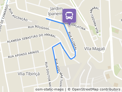 Mapa da parada