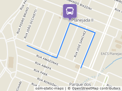 Mapa da parada