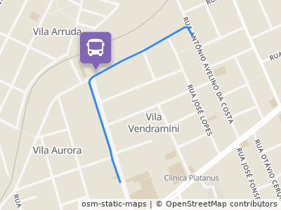 Mapa da parada