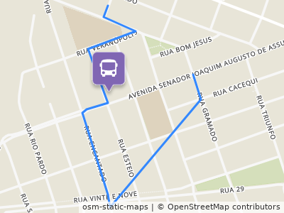 Mapa da parada