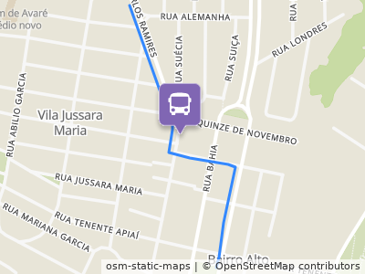 Mapa da parada