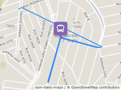 Mapa da parada
