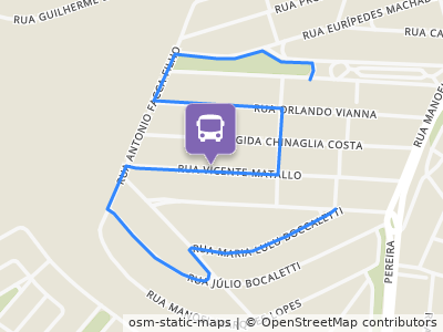 Mapa da parada