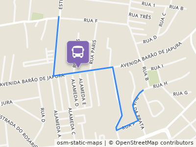 Mapa da parada