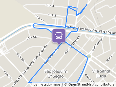 Mapa da parada