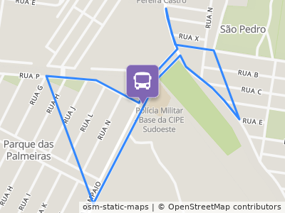 Mapa da parada