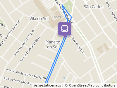 Mapa da parada