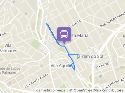 Mapa da parada