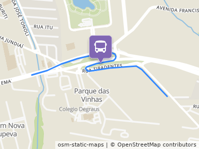 Mapa da parada