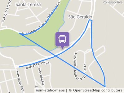 Mapa da parada