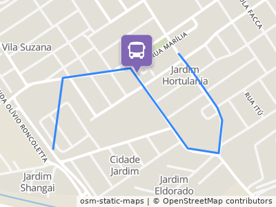 Mapa da parada