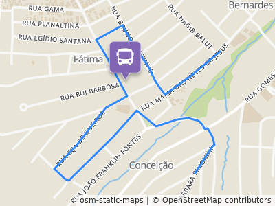 Mapa da parada
