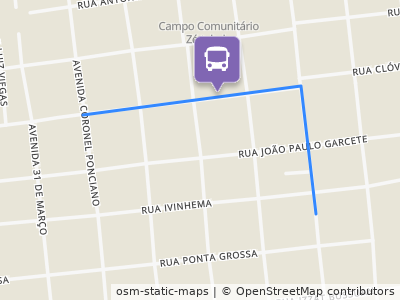 Mapa da parada