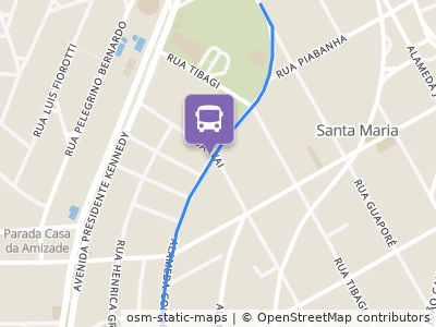 Mapa da parada