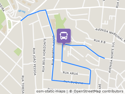 Mapa da parada