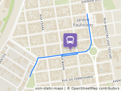 Mapa da parada