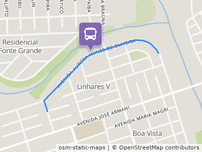 Mapa da parada