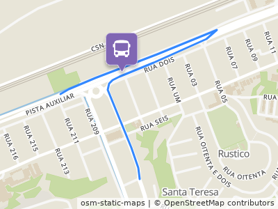 Mapa da parada