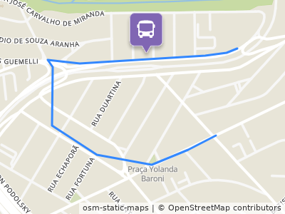 Mapa da parada