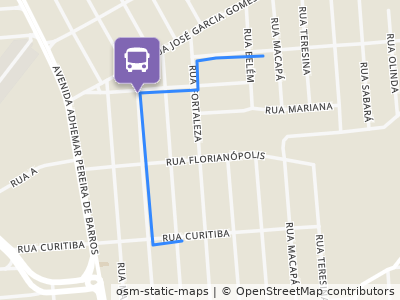 Mapa da parada