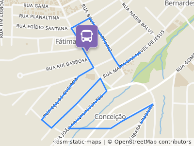 Mapa da parada