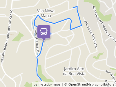 Mapa da parada
