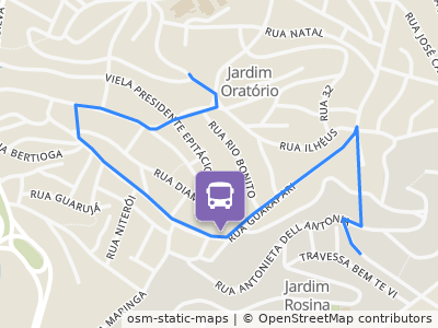 Mapa da parada