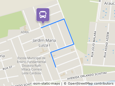 Mapa da parada