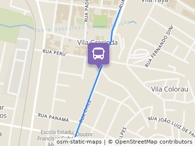 Mapa da parada