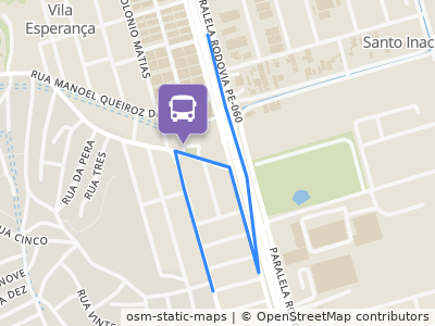 Mapa da parada