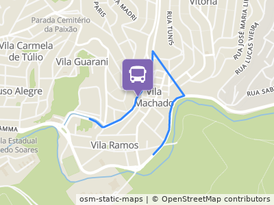 Mapa da parada