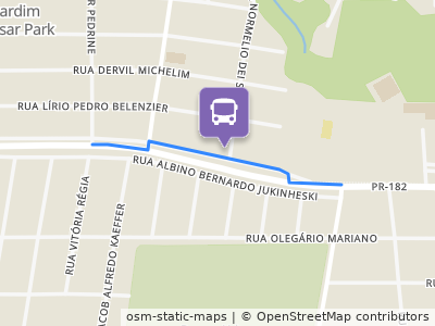 Mapa da parada