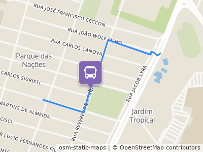 Mapa da parada