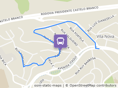 Mapa da parada