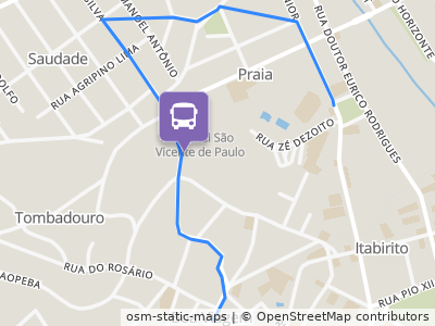 Mapa da parada