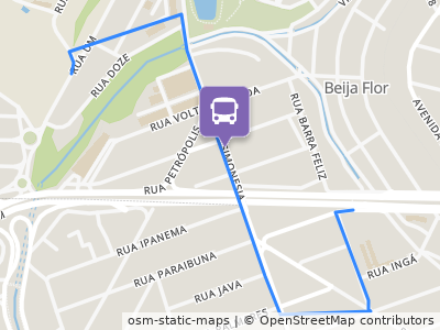 Mapa da parada